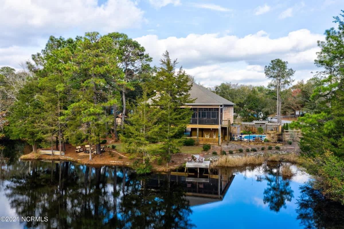 Heated Private Pool, Pond Views, Fishing, Mins To Carolina Beach 威尔明顿 外观 照片